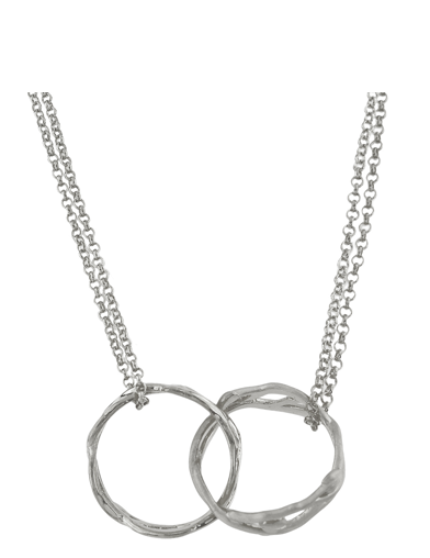 LINKED BRANCH-RINGS NECKLACE