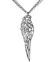 SOLO FEATHERED WING PENDANT
